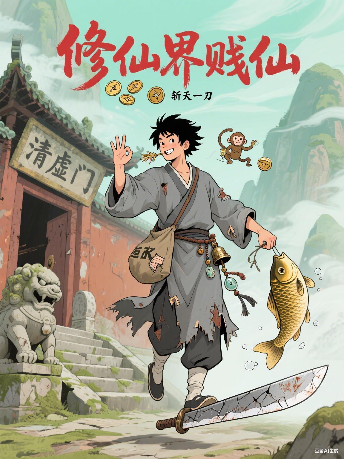 修仙界，贱仙封面